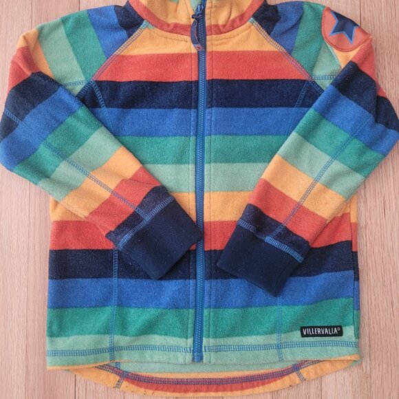 Kids Villervalla rainbow fleece jacket and new pants - size 110 / 5 - Picture 10 of 10